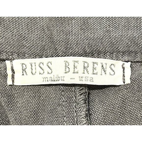 Russ Berens 100% Tencel Pintuck Pants Womens Size 8 Gray Preppy Soft - Picture 4 of 10